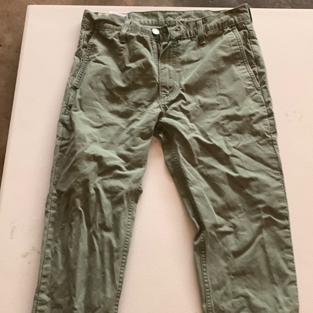 Levi Strauss and co green jeans, men’s small